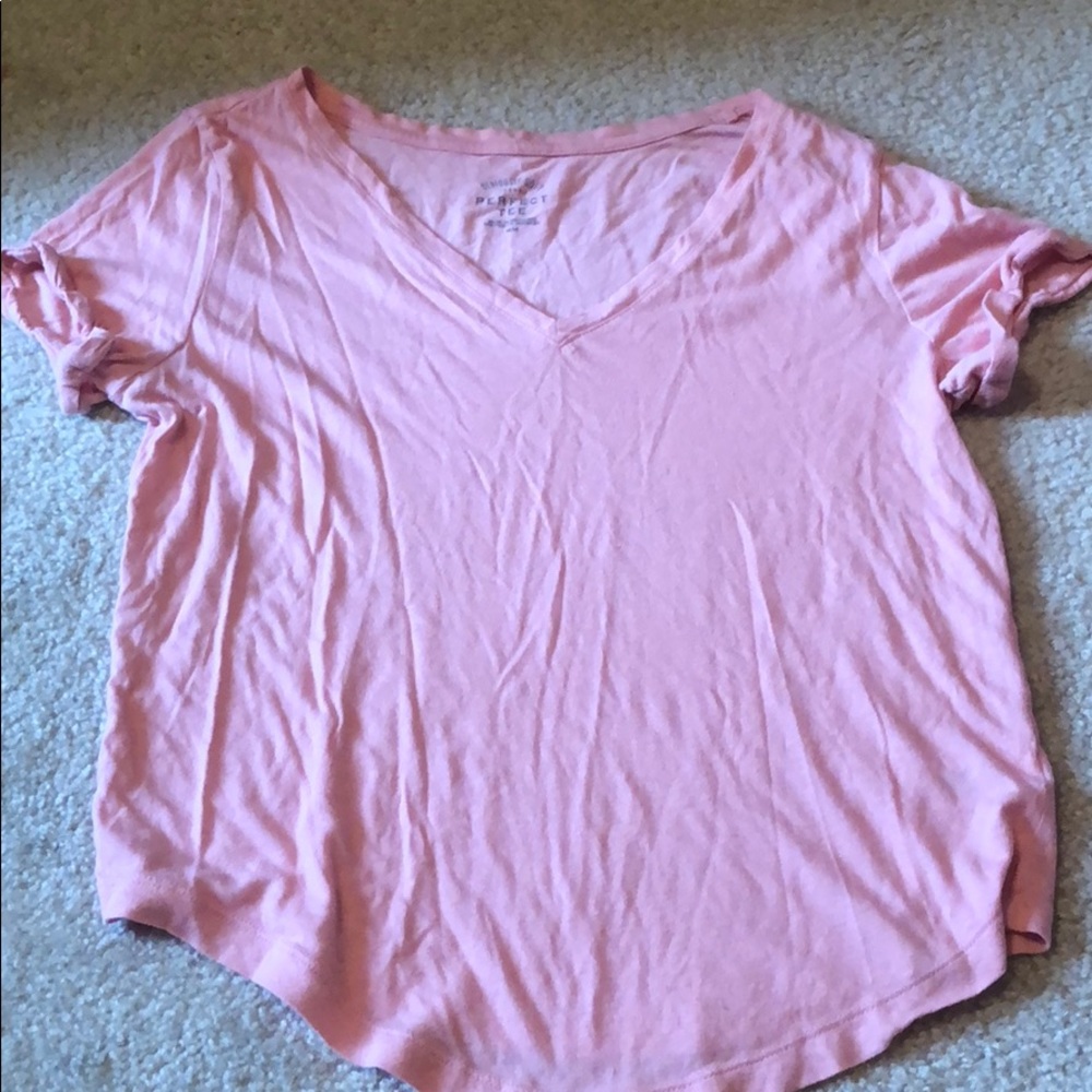 three v-neck t-shirts